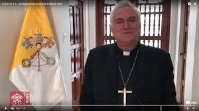 Saludos del Nuncio Apostólico en el Perú, por los 150 años de la presencia de San José de Cluny en el Perú.
